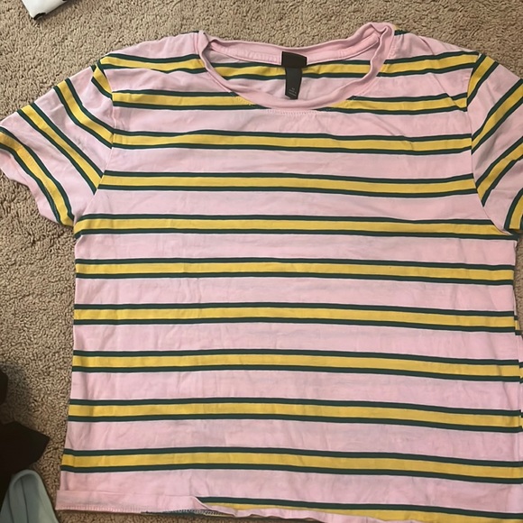 Wild Fable xs light Pink yellow and green t shirt - Picture 1 of 2